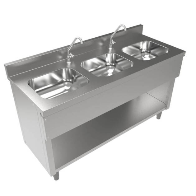 Plano Modular com 3 Cubas