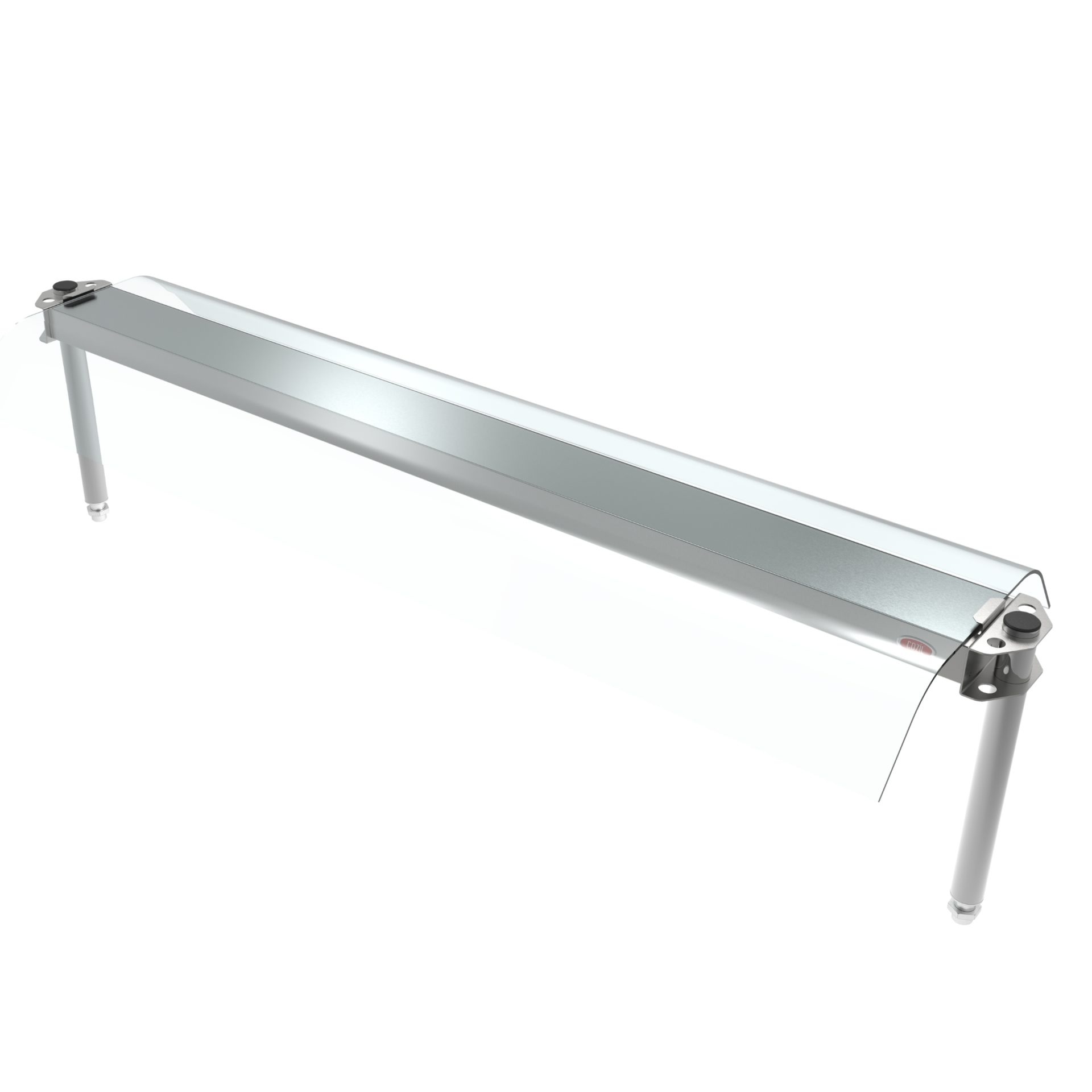 Expositor Superior com Vidro Curvo EXS5-VC1-RD