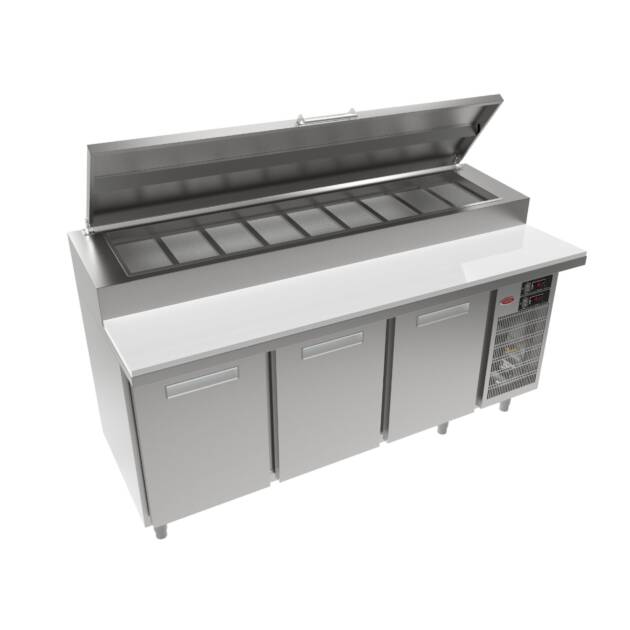 Refrigerador para preparo de Pizzas/Lanches  RPZC-1P